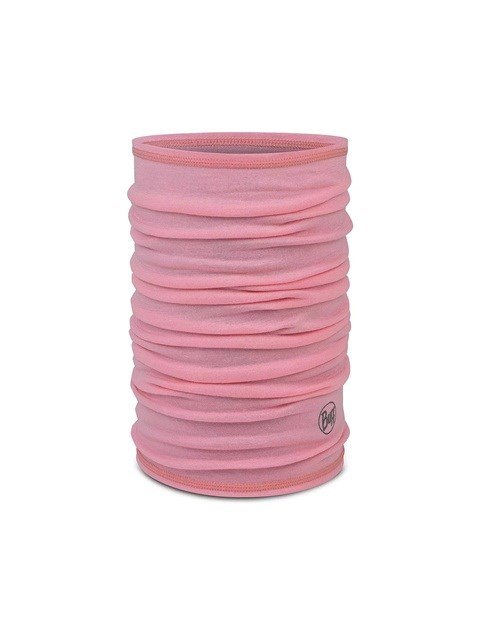 Bandana dziecięca Buff Merino Lightweight, solid rose pink