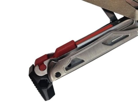 Multitool AZYMUT Giewon FS - Fire Starter - 19 narzędzi - krzesiwo + gwizdek + kabura do pasa (H2038A)