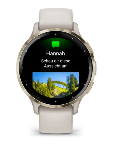 Zegarek Garmin Venu 3S, 41mm AMOLED Ivory