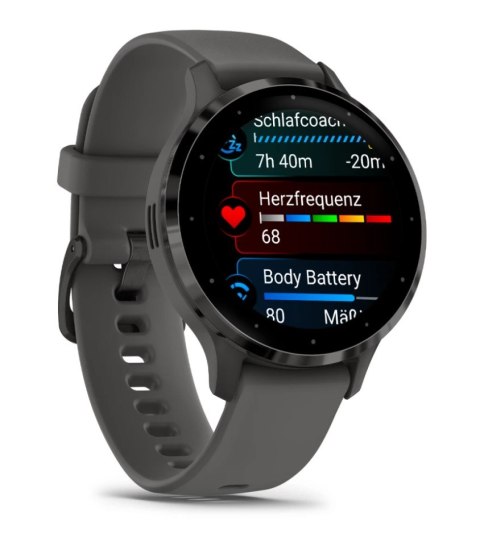 Zegarek Garmin Venu 3S, 41mm AMOLED Pebble Grey