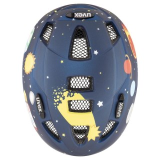 Kask rowerowy dziecięcy uvex kid 2 cc dk.blue rocket m.46-52 cm