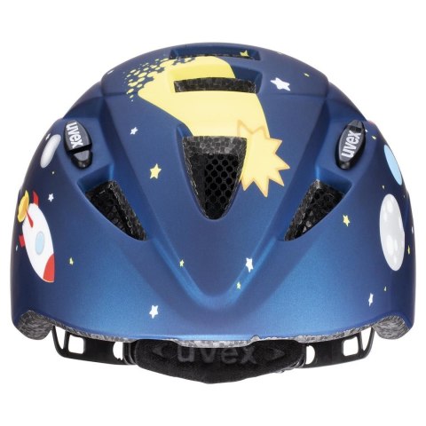 Kask rowerowy dziecięcy uvex kid 2 cc dk.blue rocket m.46-52 cm