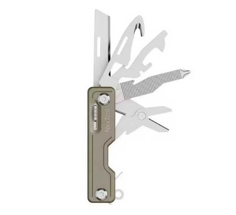 Nóż wielofunkcyjny NexTool NE20100 10w1 khaki