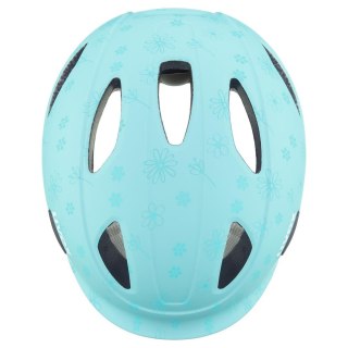 Kask rowerowy dziecięcy uvex oyo style flowers cyan matt 50-54