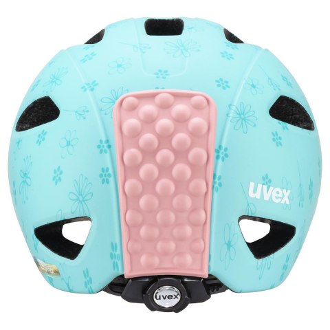 Kask rowerowy dziecięcy uvex oyo style flowers cyan matt 50-54
