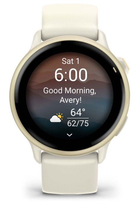 Zegarek Garmin Vivoactive 6, 42mm AMOLED Bone