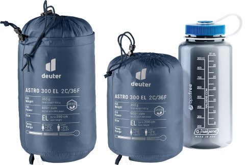 Śpiwór puchowy Deuter Astro 300 EL +7/+2°C 200 cm Lewy 900 g