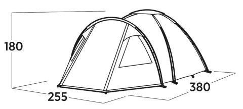 Namiot Igloo Rodzinny 4 Osoby WeatherGuard 3000 Easy Camp Kinn 4