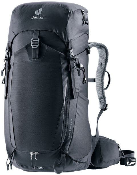 Plecak Trekkingowy Deuter Trail Pro 34 SL Black 34L Airstripes Pokrowiec Damski