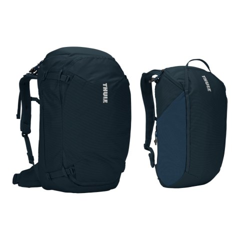 Plecak Turystyczny Thule Landmark 60L + Plecak 20L (2 w 1) Podróżny Niebieski