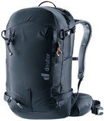 Plecak Skiturowy Deuter Freerider 30 Black 30L Alpine Zimowy Lawinowy