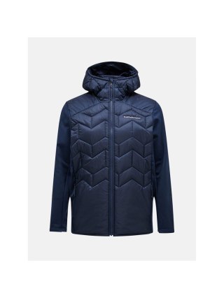 Kurtka hybrydowa Peak Performance Elevate Liner Hybrid Hood - blue shadow