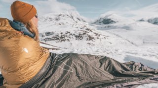 Robens Mountain Bivvy Dorosły Śpiwór prostokątny Nylon, Poliester Ciemny Zielony