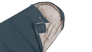 Śpiwór syntetyczny Outwell Campion Lux (195 cm) - blue/blue