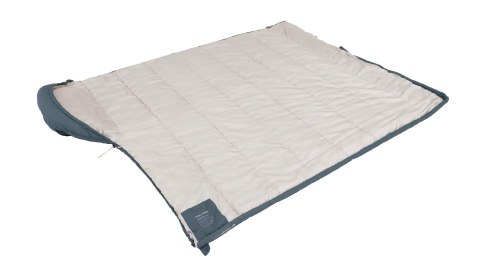 Śpiwór syntetyczny Outwell Campion Lux (195 cm) - blue/blue