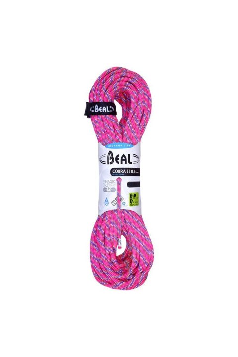 Lina BEAL cobra unicore 8.6mm 50m golden dry-fuchsia