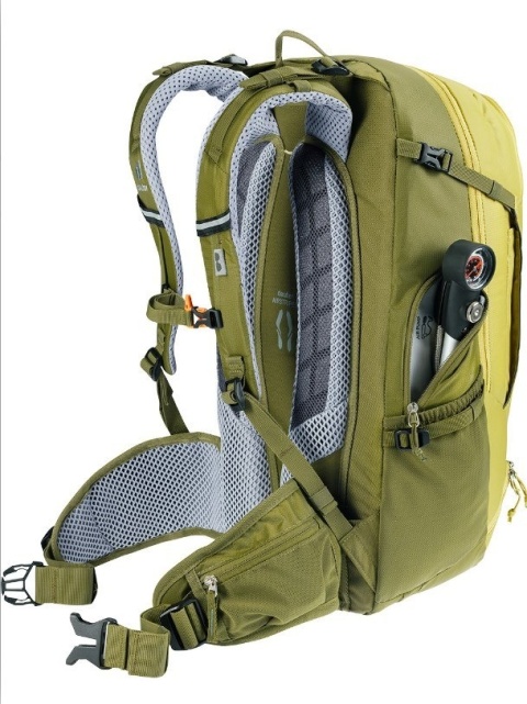 Plecak Rowerowy Deuter Trans Alpine 30 Sprout Cactus 30L Airstripes
