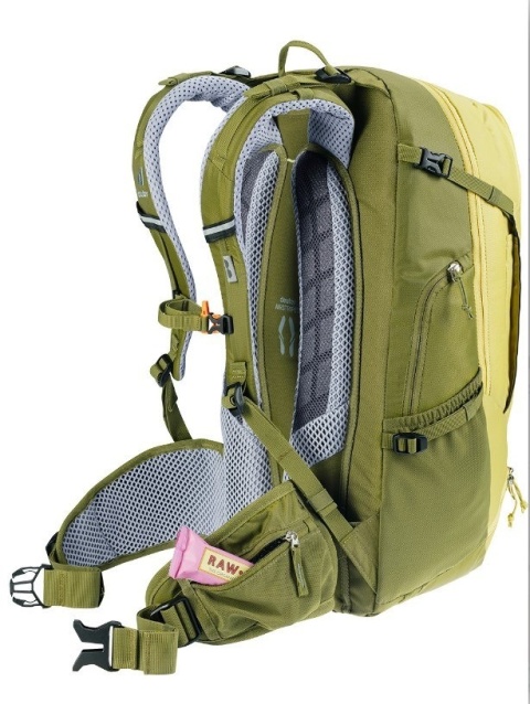 Plecak Rowerowy Deuter Trans Alpine 30 Sprout Cactus 30L Airstripes