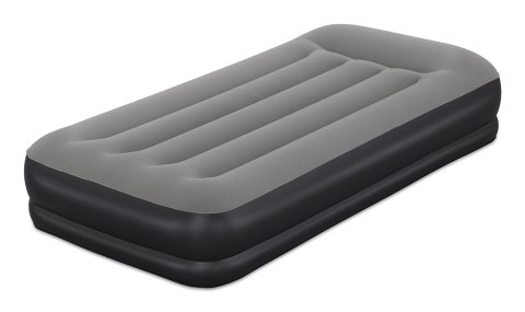 Dmuchany materac Bestway Rozmiar 185 x 76 cm Czarno-Szary Turystyczny jednoosobowy