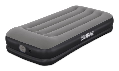 Dmuchany materac Bestway Rozmiar 185 x 76 cm Czarno-Szary Turystyczny jednoosobowy