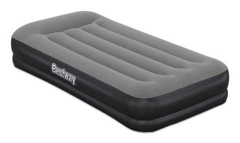 Dmuchany materac Bestway Rozmiar 185 x 76 cm Czarno-Szary Turystyczny jednoosobowy