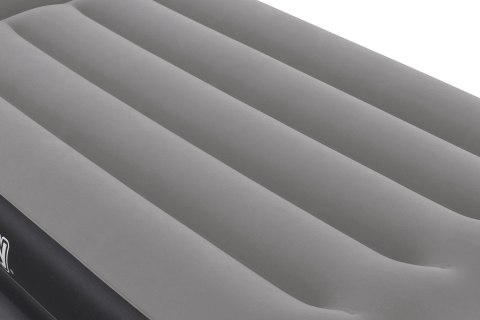Dmuchany materac Bestway Rozmiar 185 x 76 cm Czarno-Szary Turystyczny jednoosobowy