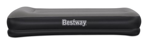 Dmuchany materac Bestway Rozmiar 185 x 76 cm Czarno-Szary Turystyczny jednoosobowy