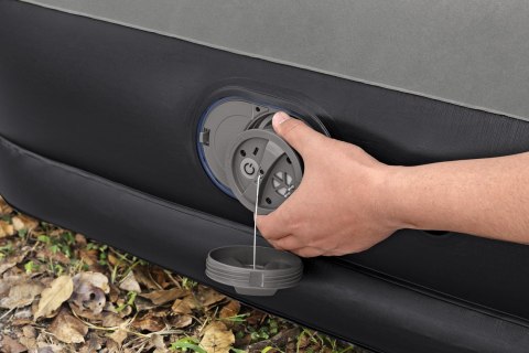 Dmuchany materac Bestway Rozmiar 185 x 76 cm Czarno-Szary Turystyczny jednoosobowy