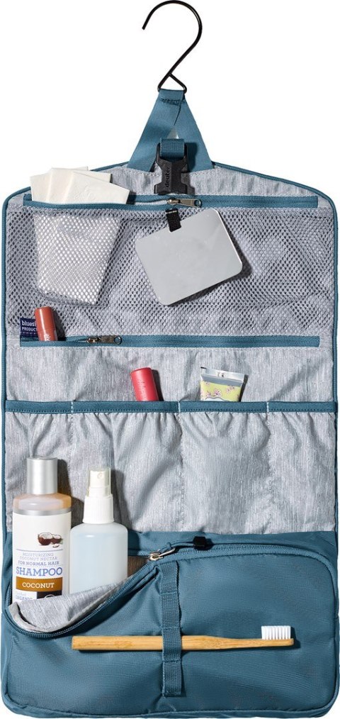 Kosmetyczka turystyczna składana Deuter Wash Bag II Granatowa (Atlantic)