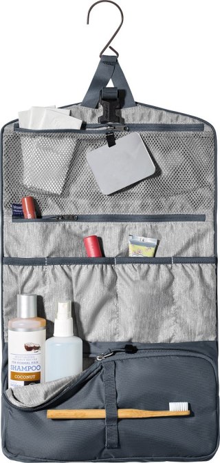 Kosmetyczka turystyczna składana Deuter Wash Bag II Czarna (Black)