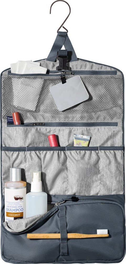 Kosmetyczka turystyczna składana Deuter Wash Bag II Czarna (Black)