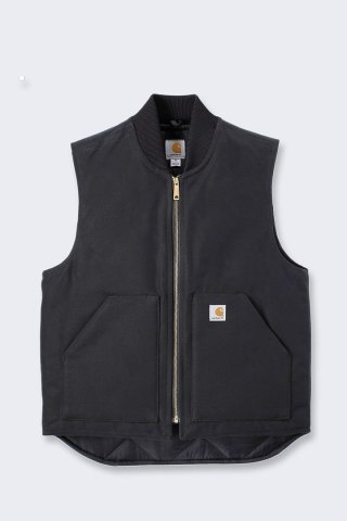 Kamizelka męska ocieplana Carhartt V01 Firm Duck Czarna Rozmiar 2XL