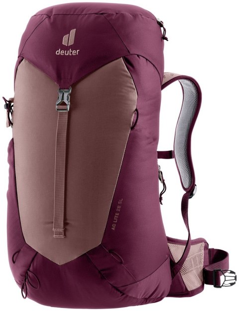 Plecak damski Deuter AC Lite 28 SL Różowo-Bordowy (Ashrose-Cassis)
