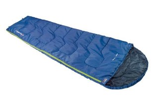 Śpiwór High Peak Easy Travel Niebiesko-Granatowy Lewy 220 x 80 x 50 cm turystyczny mumia
