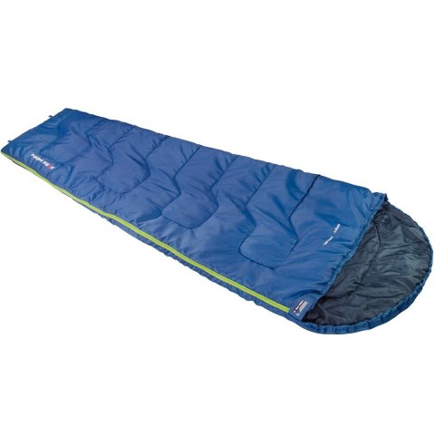Śpiwór High Peak Easy Travel Niebiesko-Granatowy Lewy 220 x 80 x 50 cm turystyczny mumia