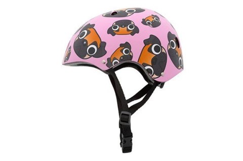 Kask dziecięcy Hornit Pug S 48-53 cm różowy