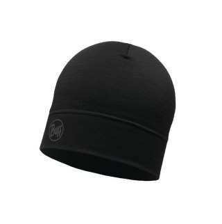 Czapka BUFF Merino Lightweight 125 g/m² czarna