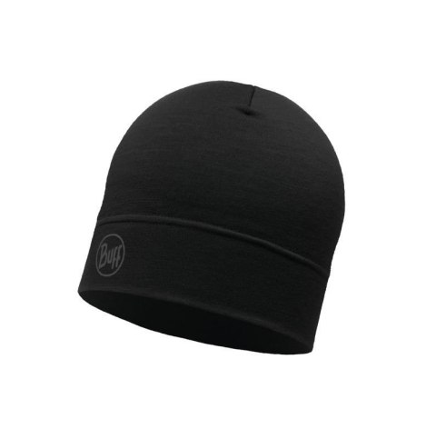 Czapka BUFF Merino Lightweight 125 g/m² czarna