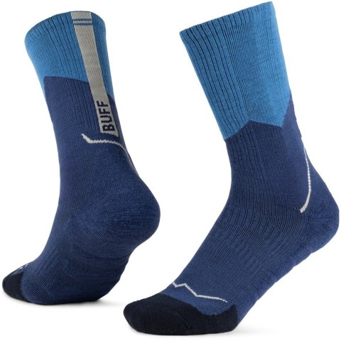 Skarpety merino BUFF Midweight - BLUE L
