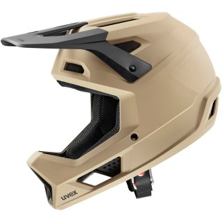 Kask rowerowy full face Uvex Ravage 60-63 cm beżowy