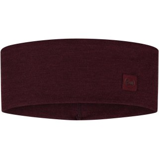 Opaska sportowa BUFF Merino - SOLID GARNET