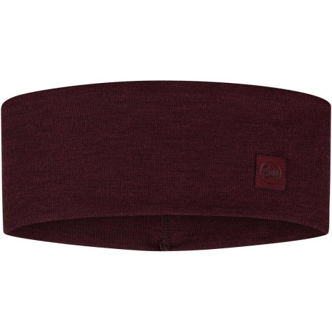 Opaska sportowa BUFF Merino - SOLID GARNET