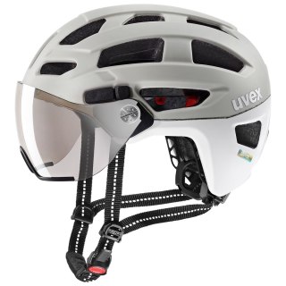 Kask rowerowy szosowy Uvex Finale Visor 52-57 cm biały/piaskowy