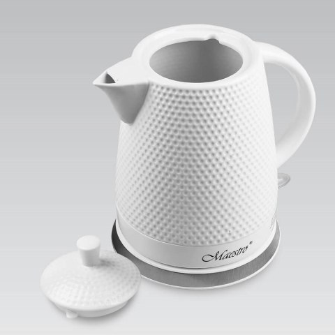 Czajnik elektryczny ceramiczny 1,5L 1500W MR-069-WHITE MAESTRO