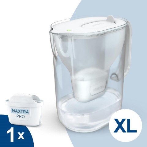 Dzbanek filtrujący BRITA Style ESSENTIAL XL biały + Filtr MX Pro Pure Performance