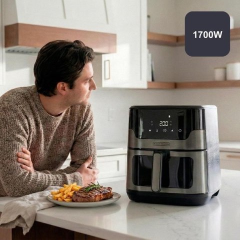 Frytownica beztłuszczowa Black+Decker BXAF8001E 1700W | 8l