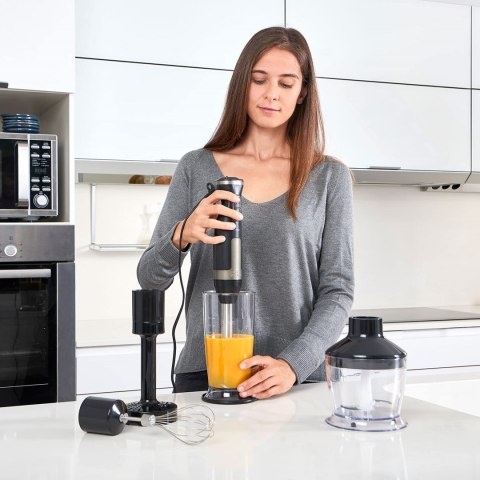 Blender ręczny Black+Decker BXHBA1500E 1500W | 20 poziomów prędkości | 4 funkcje | 55 x 60 x 220 mm