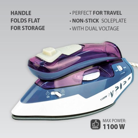 Żelazko turystyczne 1100W MR-317T MAESTRO