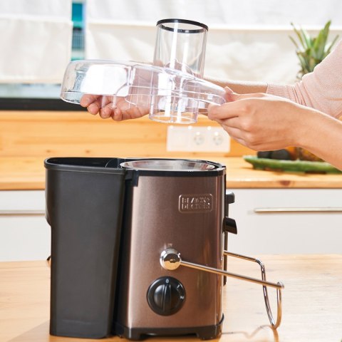 Sokowirówka Black+Decker BXJE600E 600W | 0,55l | 2 poziomy prędkości | można myć w zmywarce