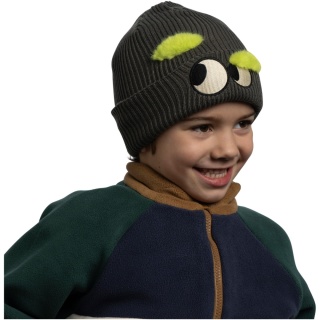 Czapka dziecięca BUFF KNITTED BEANIE FUN EYES BEETLE GREEN